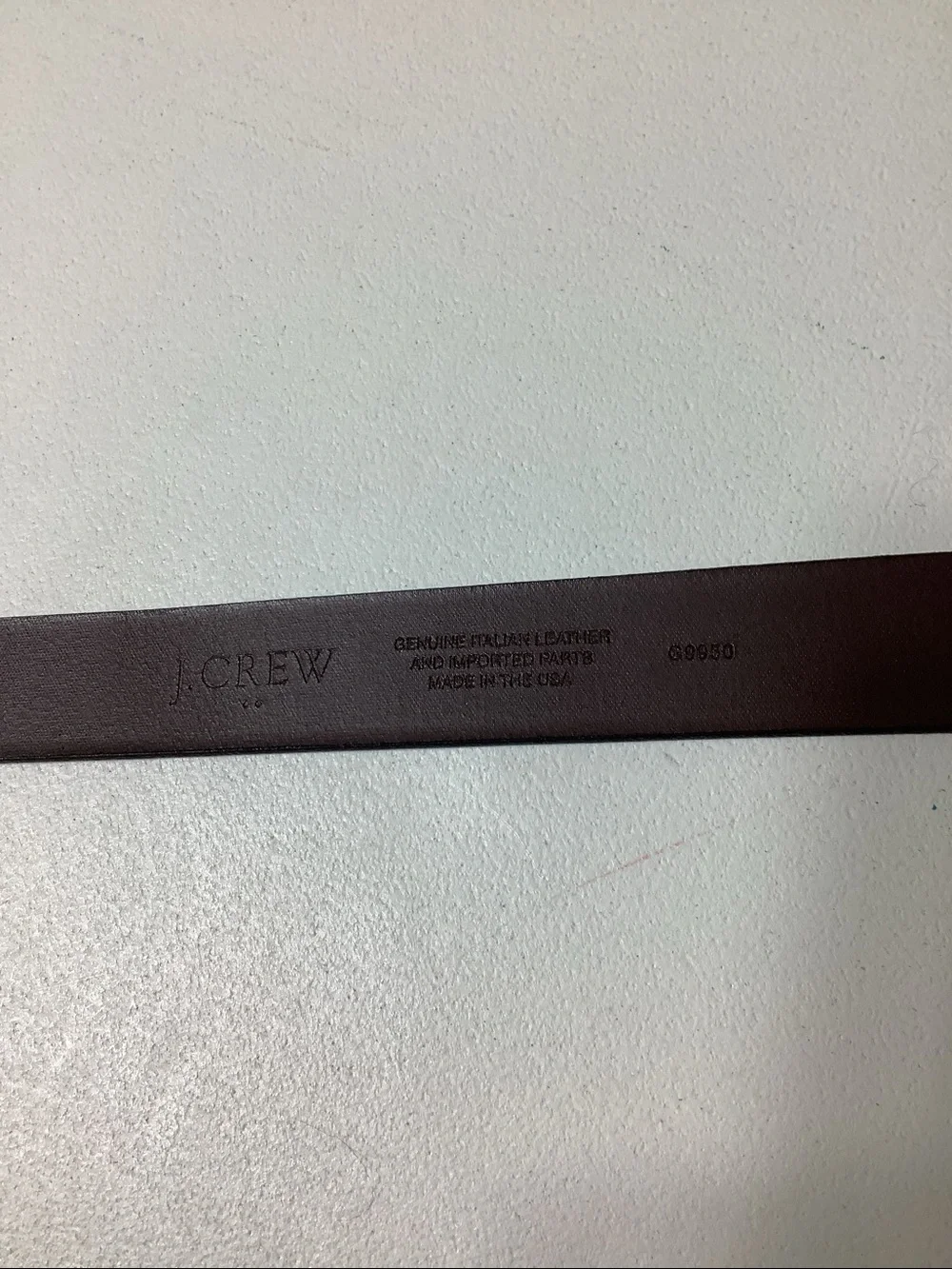 J. Crew reddish brown leather belt, size 32